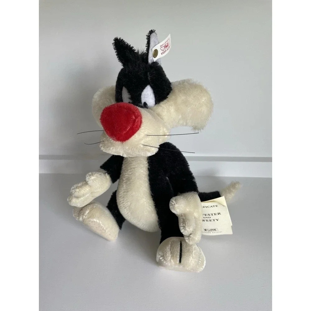 Steiff Sylvester Looney Tunes LE 2500 plush stuffed animal 1998 Made in Germany - Picture 1 of 14
